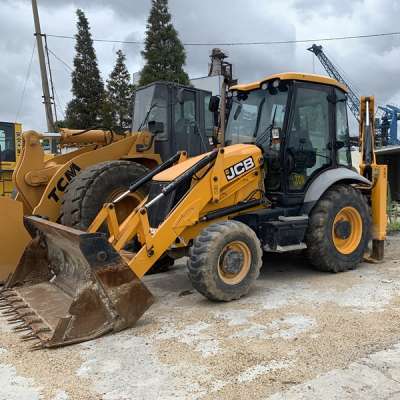 4 in 1 Bucket JCB 3CX ECO Backhoe Loader 4 Wheel Drive /Used JCB 3CX Backhoe Loader