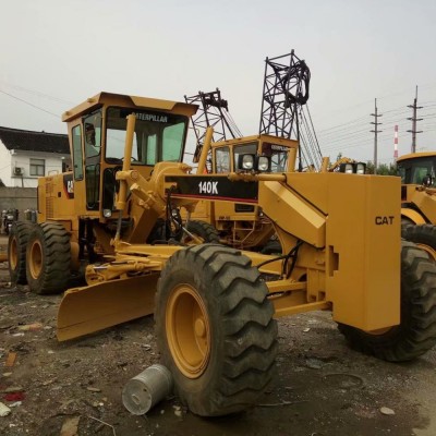 Used Cat 140k Motor Grader Original Paint A/C 5 Shanks Ripper